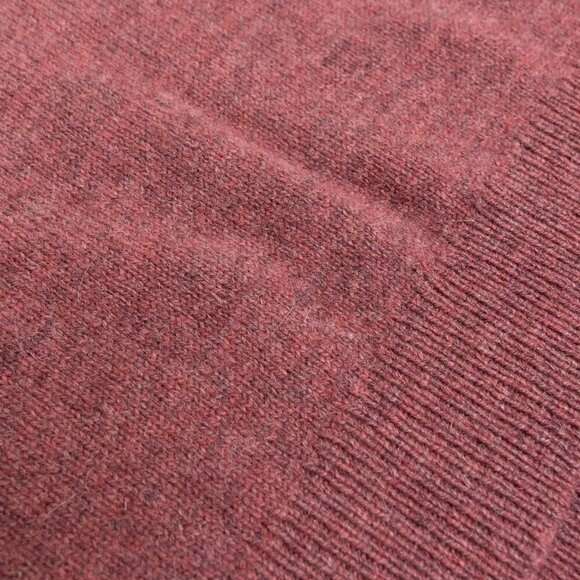 Woolovers Sweater Vest 100% Wool Toffee Brown V Neck Mens Large Unisex - Picture 10 of 14